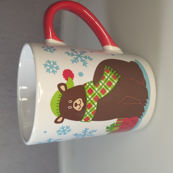 Northern Friends Holiday set of 4 porcelain Mugs by Maison Plus - Picture 2 of 7